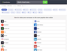 Tablet Screenshot of brandchecker.com